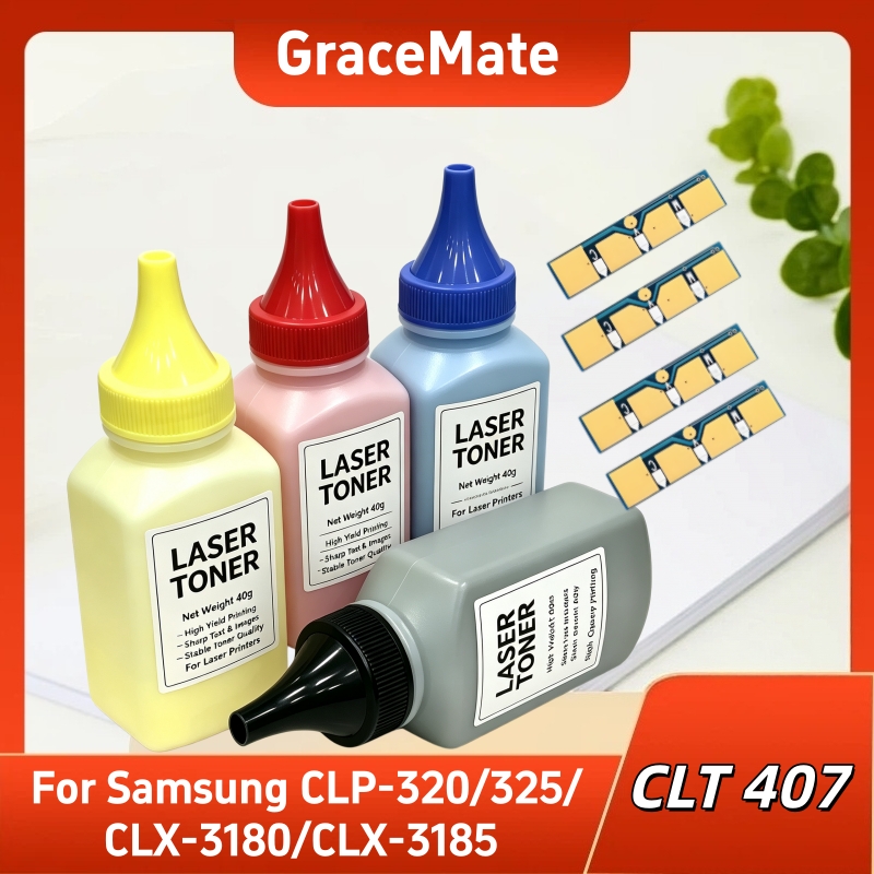 Laser Toner Powder - CLT-407 toner Chip powder For Samsung