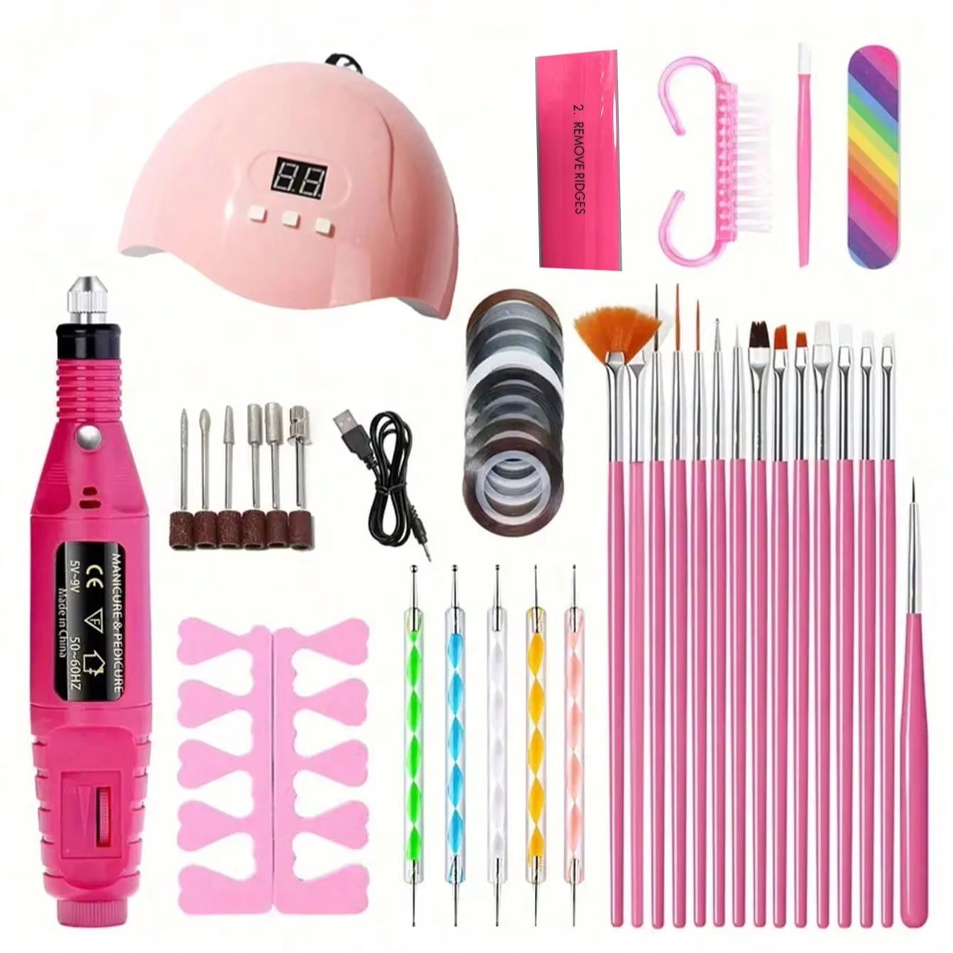 Nail Set Nail Extension Gel Na - огляд і ціна Exposure Unit Uv