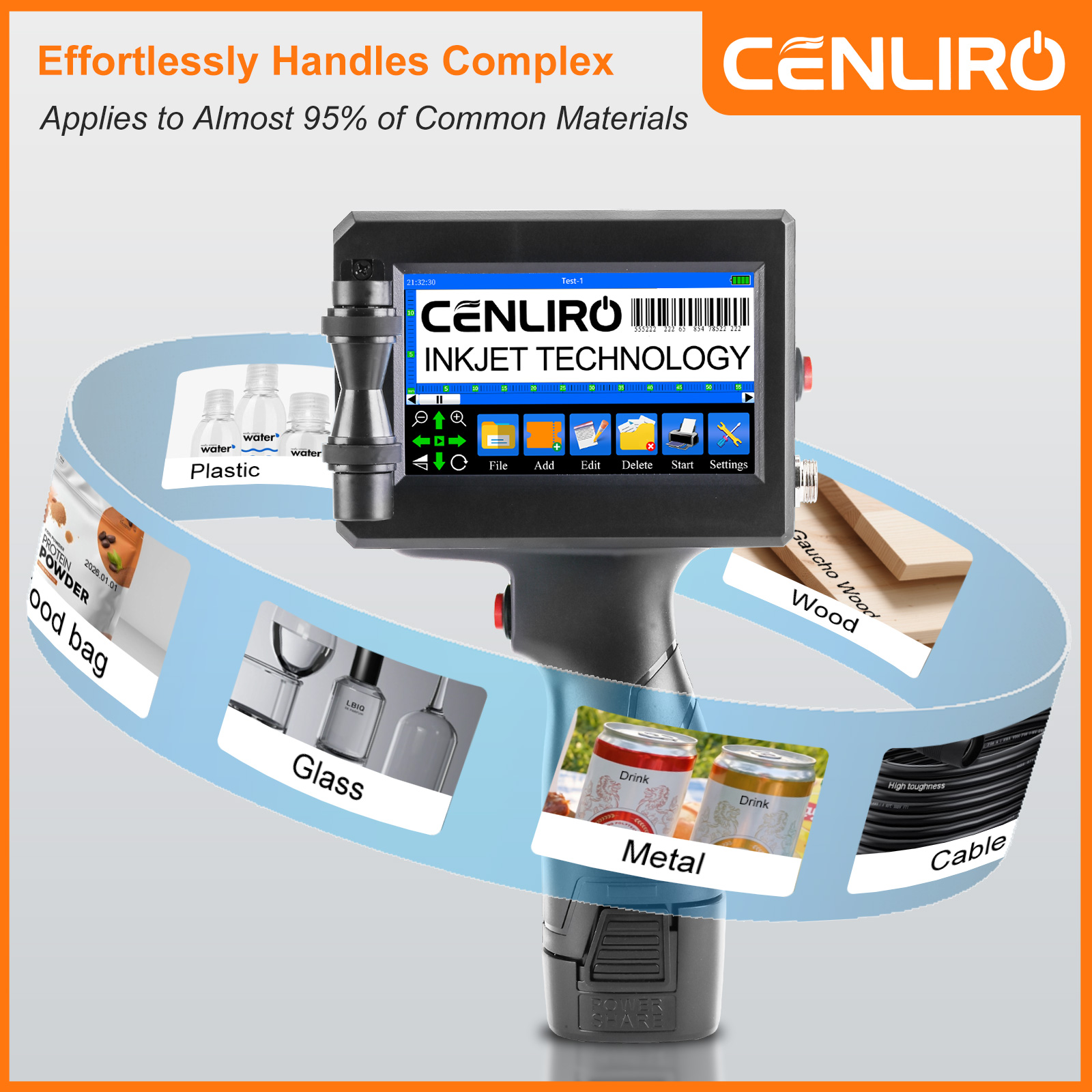 CENLIRO 12.7/25.4mm Handheld I - огляд і ціна Commercial Book Printing Machines