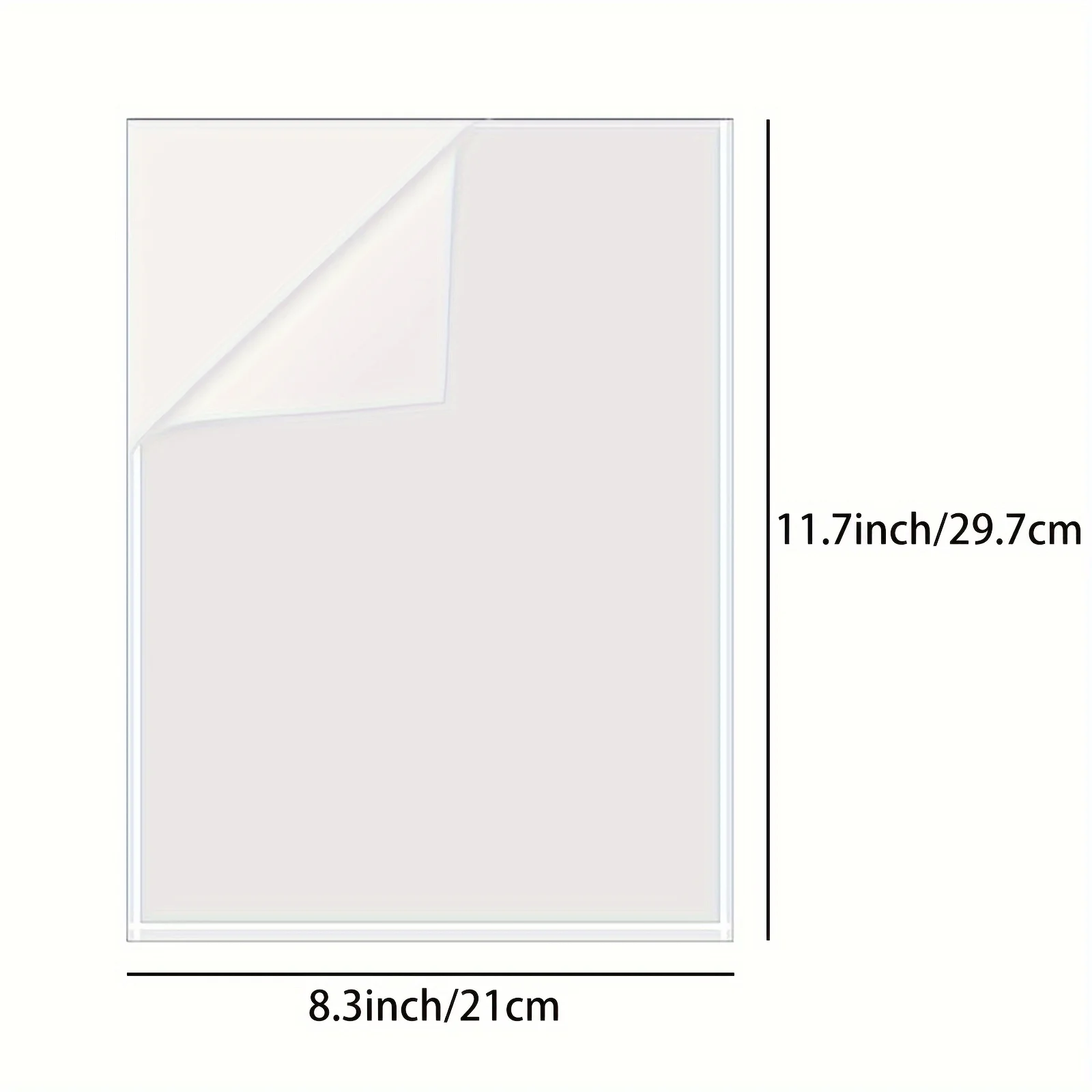10/20/50 Sheets A4 Matte Clear - огляд і ціна Laminator Cold Roll