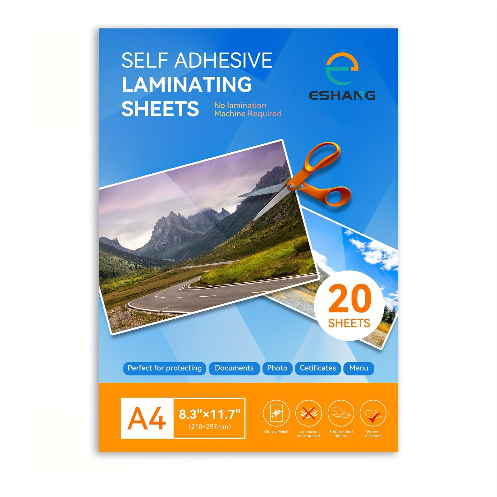20 Sheets- A4 Size: 8.3x11.7 I - огляд і ціна Laminator Cold Roll