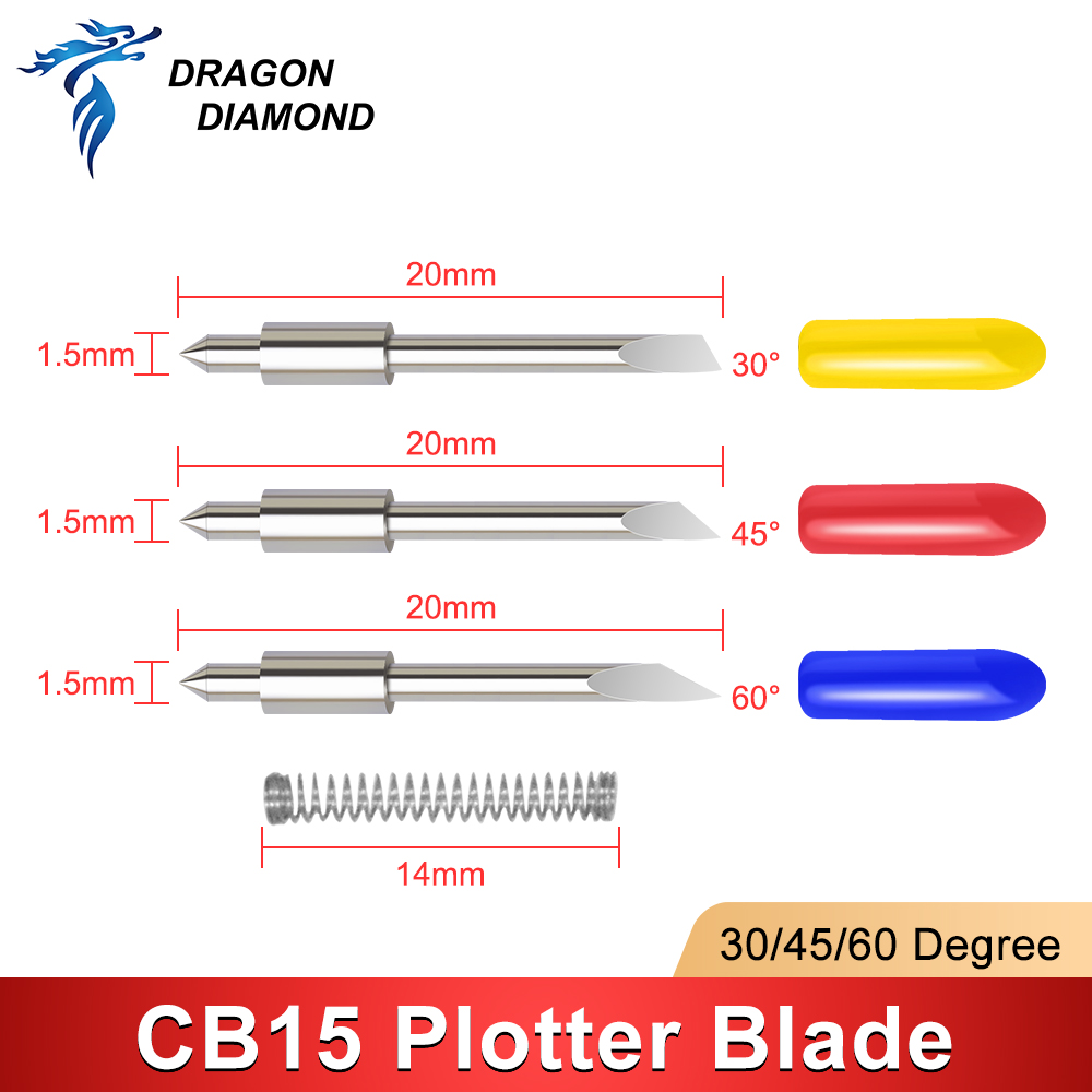 DRAGON DIAMOND 5 PCS 30/45/60  - огляд і ціна Cutting Plotter Blade