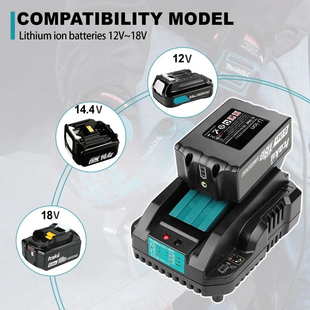 DC18RC Li-ion Battery 3A Charg - огляд і ціна Makita Drill Hp1640